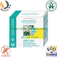Crema hidratante Bio Aloe + Vainilla LOGONA Daily Care Sensitive